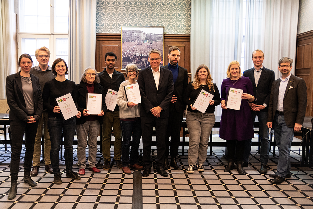 Die Vorsitzenden der Parteien und Fraktionen von Bündnis90/ Die Grünen, SPD und Die Linke Tempelhof-Schöneberg vereinbaren Zusammenarbeit im Bezirk.